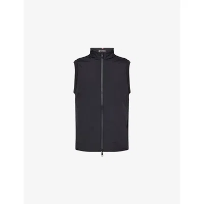 G/fore Mens Onyx Maverick Stretch-fit Shell Gilet In Black
