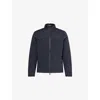 G/fore Mens Onyx The Maverick Hybrid Funnel-neck Stretch-woven Jacket