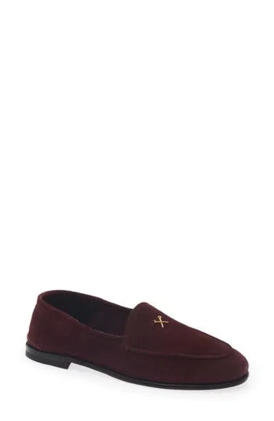 G/fore Metal Tees Suede Flex Loafer In Day Break