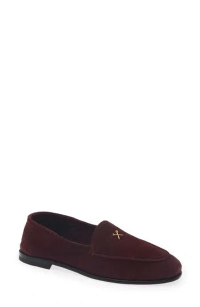 G/fore Metal Tees Suede Flex Loafer In Daybreak