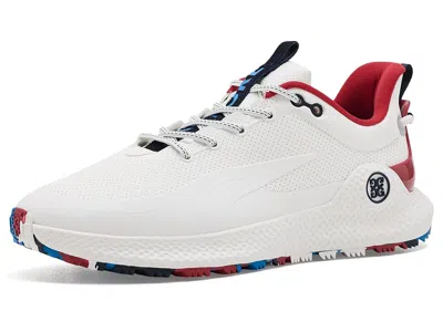 Gfore Mg4+ O2 Perforated Golf Shoes Men's Golf Shoes Snow/classic Red: 12 M In Animal Print
