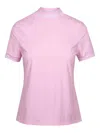 G/fore Mock-neck Top In Pink