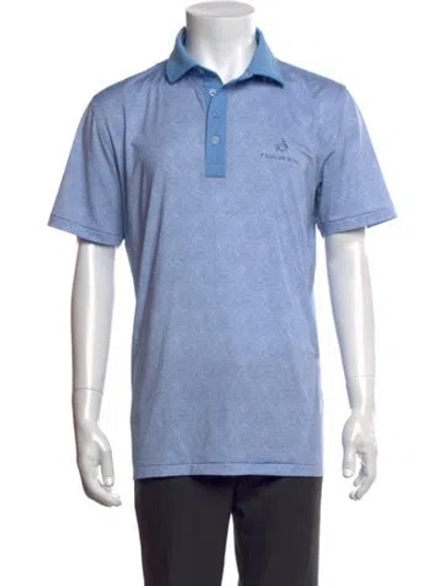 Pre-owned G/fore Patterned Short Sleeve Shirt In Blue