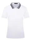 G/fore Pleated Collar Polo In White