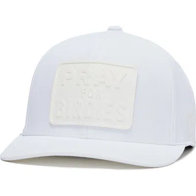 G/fore Pray For Birdies Snapback Baseball Cap In Snow