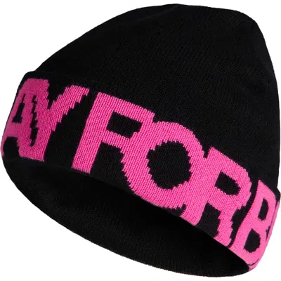 G/fore Pray For Birdies Wool Beanie In Onyx