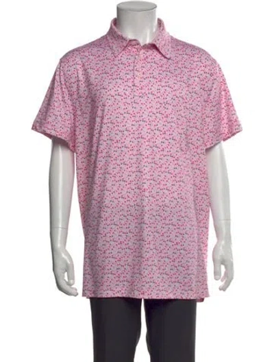 Pre-owned G/fore Printed Collar Polo Shirt In Multi