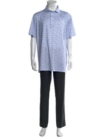 Pre-owned G/fore Printed Crew Neck Polo Shirt In Multi