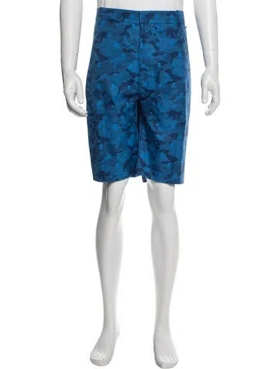 Pre-owned G/fore Printed Jogger Shorts W/ Tags In Blue