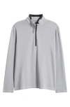 G/fore Quarter Zip Performance Pullover In Gray