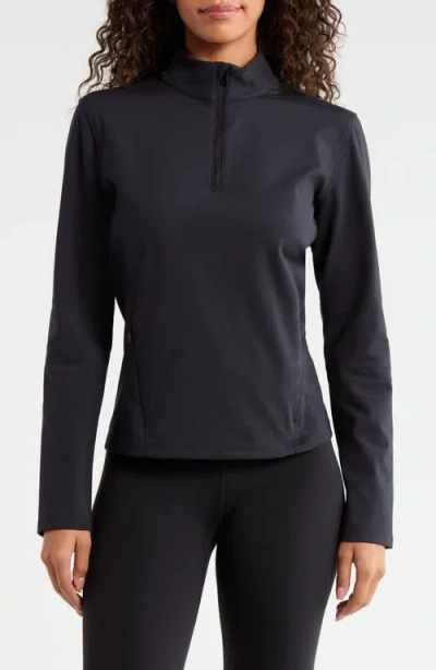 G/fore Quarter-zip Performance Pullover In Black