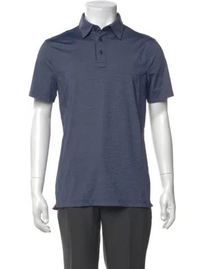 Pre-owned G/fore Short Sleeve Shirt In Blue