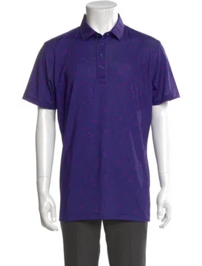 Pre-owned G/fore Short Sleeve Shirt In Purple