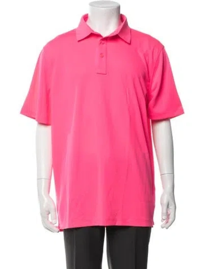 Pre-owned G/fore Short Sleeve Shirt W/ Tags In Pink