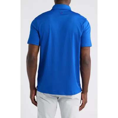 G/fore Solid Tech Jersey Performance Polo In Blue