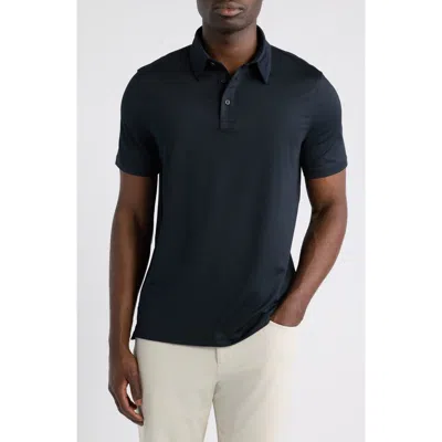 G/fore Solid Tech Jersey Performance Polo In Black