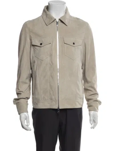 Pre-owned G/fore Suede Jacket In Neutral