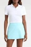 G/fore Tech Rib Golf Polo In White