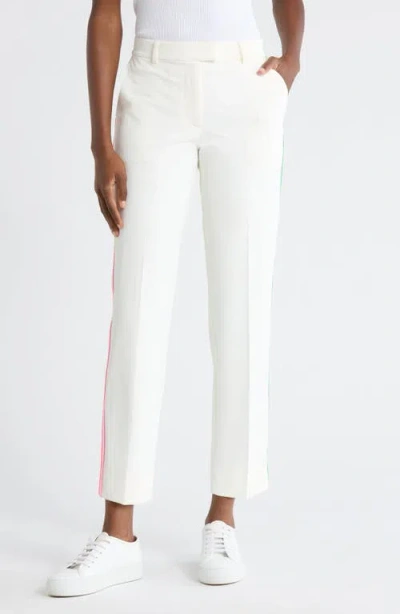 G/fore Tux Shadow Straight Leg Golf Pants In White