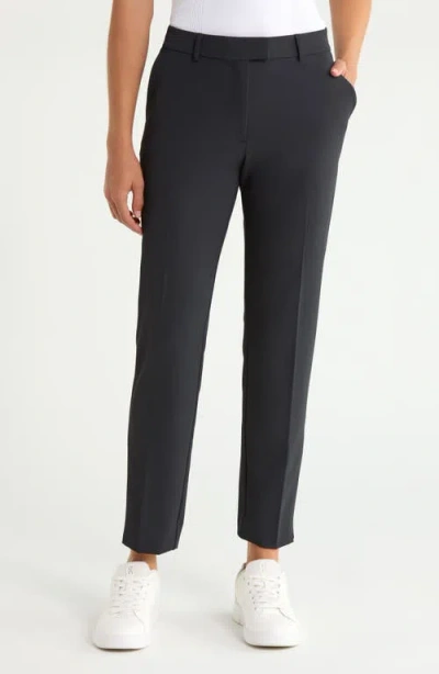 G/fore Tux Shadow Stretch Straight Leg Trousers In Onyx