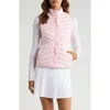 G/fore V Quilted Down Stretch Vest In Blush