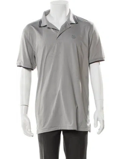 Pre-owned G/fore V-neck Short Sleeve Polo Shirt In Gray