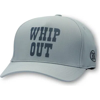 G/fore Whip Out Performance Twill Snapback Cap In Light Grey