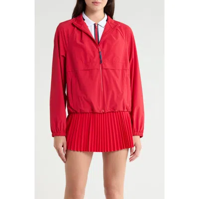 G/fore Whisper Water Repellent Golf Jacket In Classic Red