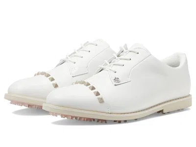Gfore Women's Stud Cap Toe Gallivanter Golf Shoes Women's Shoes Stone: 8 M In White