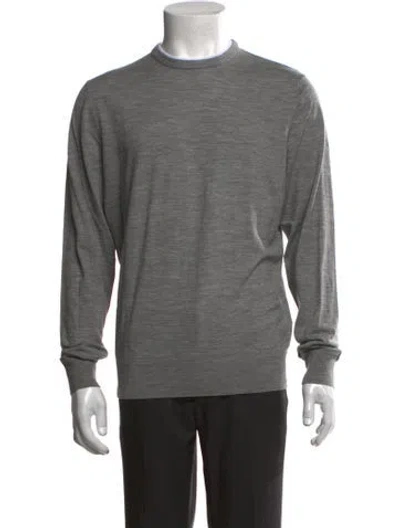 Pre-owned G/fore Wool Crew Neck T-shirt In Grey