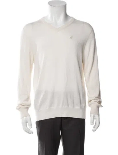 Pre-owned G/fore Wool V-neck Pullover In Neutral