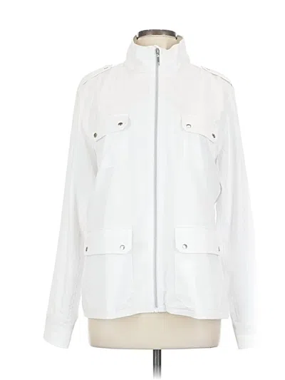 Pre-owned Ggblue Raincoat In White