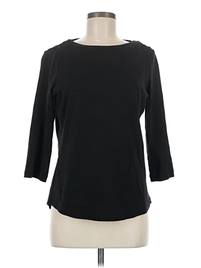Pre-owned G.h. Bass & Co. 3/4 Sleeve T-shirt In Black