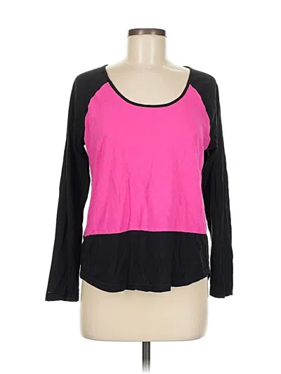 Pre-owned G.h. Bass & Co. 3/4 Sleeve T-shirt In Pink