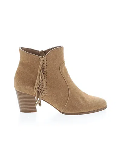 Pre-owned G.h. Bass & Co. Ankle Boots In Tan