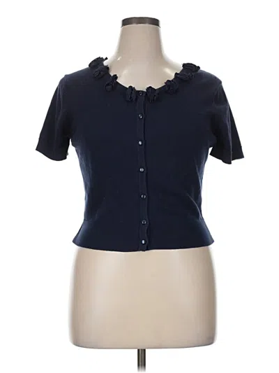 Pre-owned G.h. Bass & Co. Cardigan Sweater In Blue