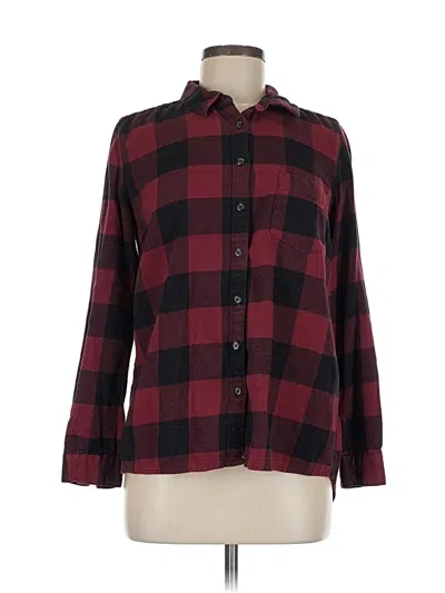 Pre-owned G.h. Bass & Co. Cardigan Sweater In Burgundy