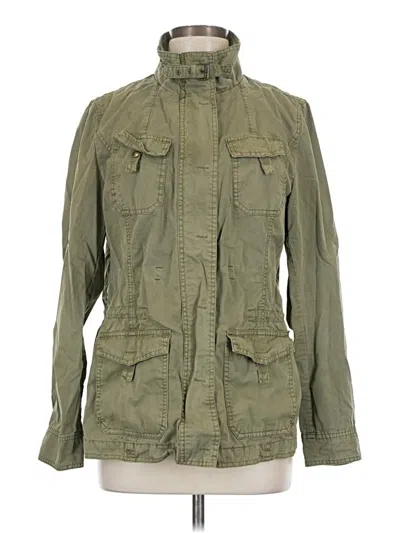 Pre-owned G.h. Bass & Co. Cardigan Sweater In Green