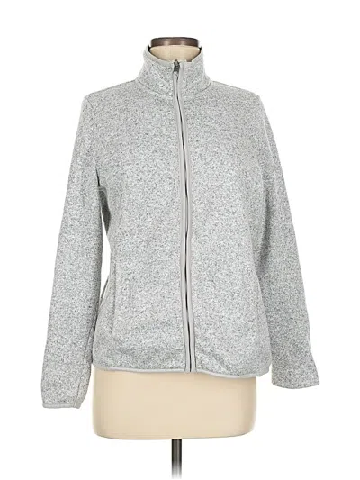 Pre-owned G.h. Bass & Co. Cardigan Sweater In Silver