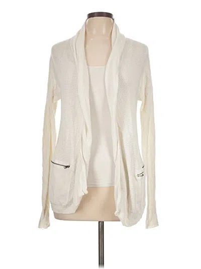 Pre-owned G.h. Bass & Co. Cardigan Sweater In White