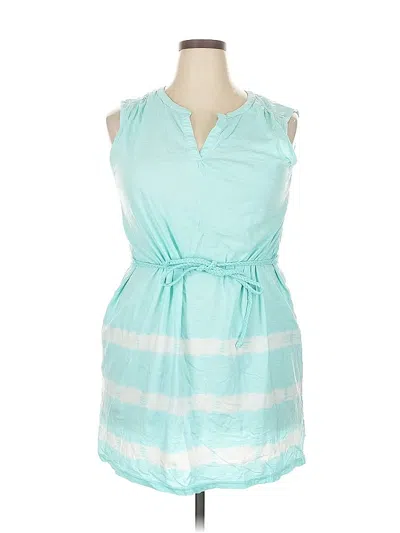 Pre-owned G.h. Bass & Co. Casual Dress In Blue