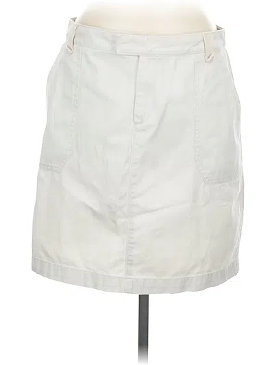 Pre-owned G.h. Bass & Co. Casual Skirt In White