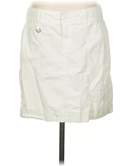 Pre-owned G.h. Bass & Co. Casual Skirt In White