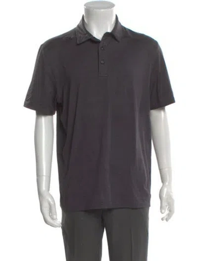 Pre-owned G.h. Bass & Co. Collar Short Sleeve Polo Shirt In Gray