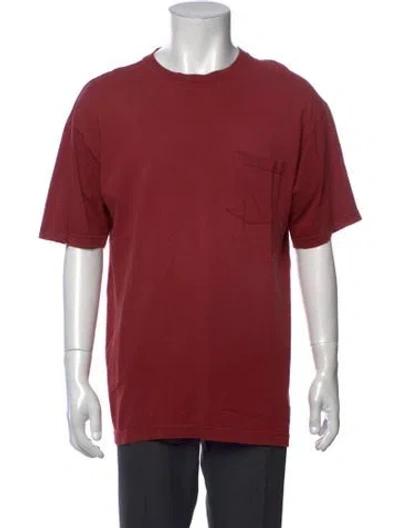Pre-owned G.h. Bass & Co. Crew Neck Short Sleeve T-shirt In Red
