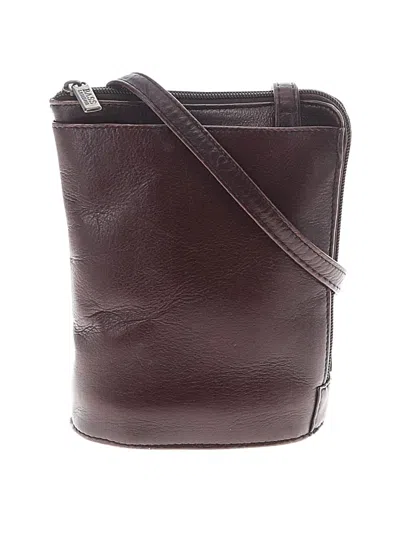 Pre-owned G.h. Bass & Co. Crossbody Bag In Burgundy