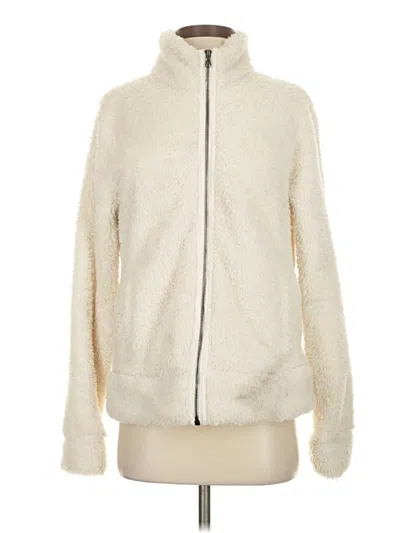 Pre-owned G.h. Bass & Co. Faux Fur Jacket In Ivory