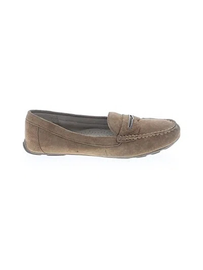 Pre-owned G.h. Bass & Co. Flats In Brown