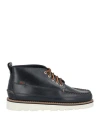 G.h. Bass & Co G. H. Bass & Co Man Ankle Boots Midnight Blue Size 9 Leather In Blue