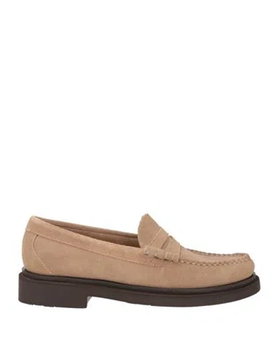 G.h. Bass & Co G. H. Bass & Co Man Loafers Khaki Size 8 Leather In Neutral